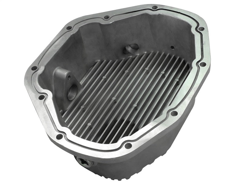 aFe Rear Differential Cover (Raw; Street Series); Dodge Diesel Trucks 94-02 L6-5.9L (td)
