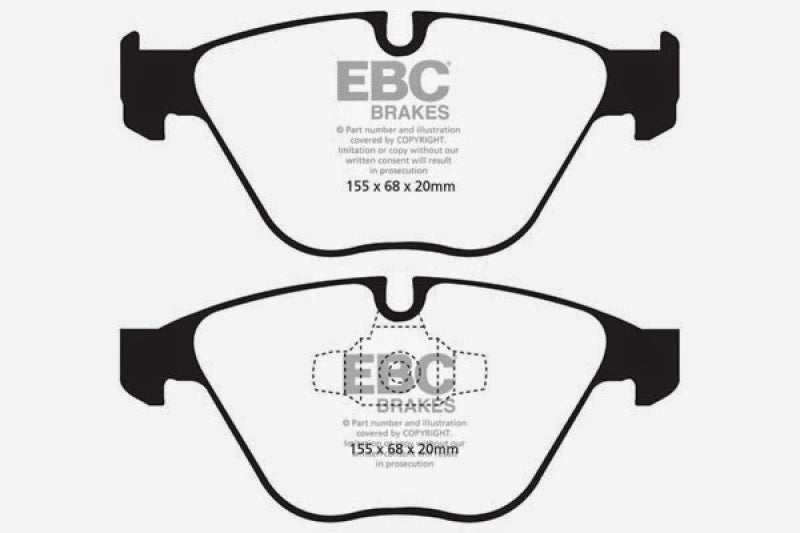 EBC 10-12 BMW 335i xDrive (E90/E92) Bluestuff Front Brake Pads