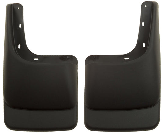 Husky Liners 04-12 Ford F-150/06 Lincoln Mark LT Custom-Molded Rear Mud Guards (w/Flares/Run. Board)