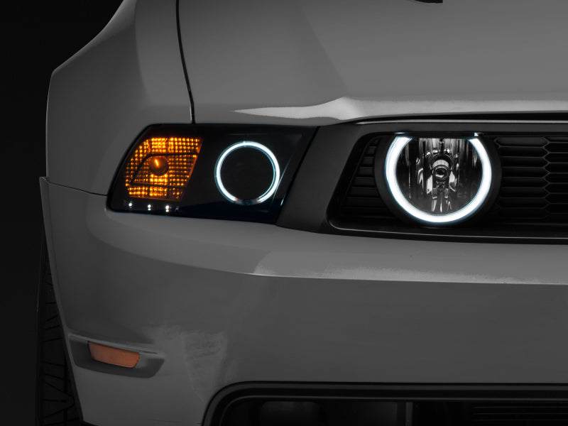 Raxiom 05-12 Ford Mustang GT LED Halo Fog Lights (Chrome)