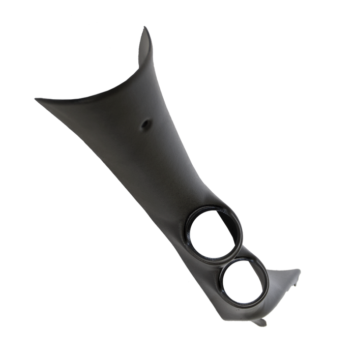 Autometer 07-08 Chevy Silverado/Duramax / 07-08 GMC Sierra/Duramax Black Dual Pillar Pod