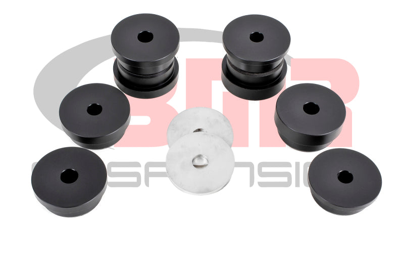 BMR 15-17 S550 Mustang Rear Cradle Bushing Kit (Delrin) - Black BMR Suspension
