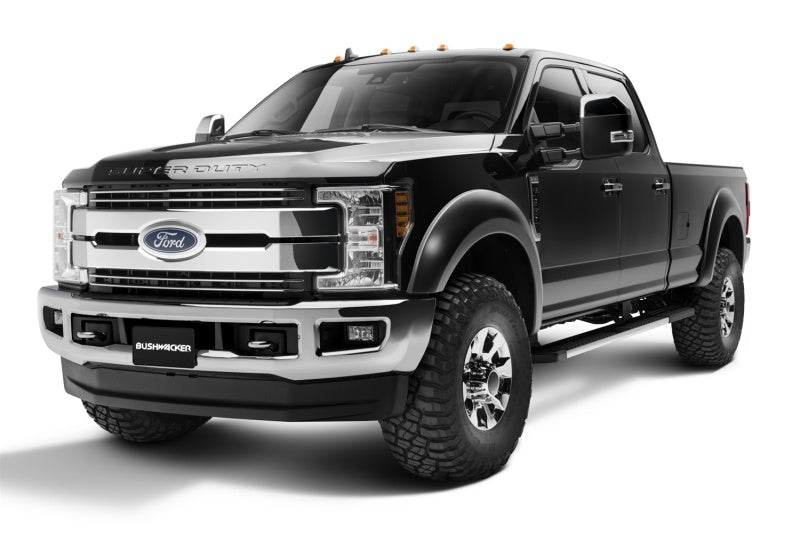 Bushwacker 17-18 Ford F-250 Super Duty Extend-A-Fender Style Flares 2pc - Black