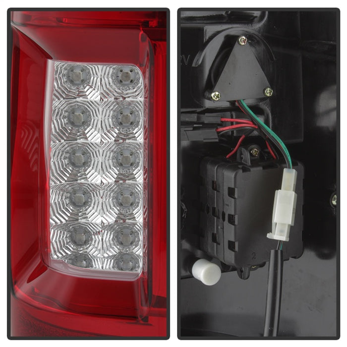 Spyder Ford F150 04-08 Styleside Tail Light V2 - LED - Red Clear ALT-YD-FF15004V2-LBLED-RC