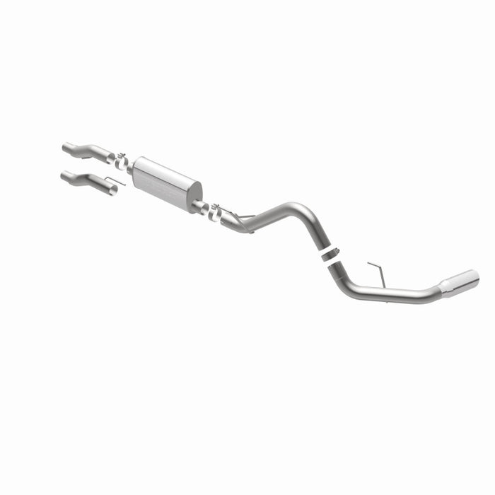 MagnaFlow 11 Ford F-150 3.7L/5.0L/6.2L SS Catback Exhaust Single Rear Side Exit w/ 4in SS Tips