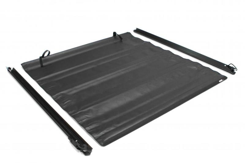 Lund 04-17 Nissan Titan (5.5ft. Bed w/Titan Box) Genesis Roll Up Tonneau Cover - Black