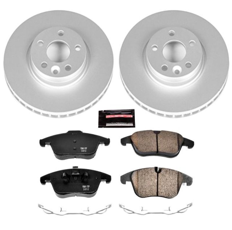 Power Stop 11-14 Volvo S60 Front Z23 Evolution Sport Coated Brake Kit