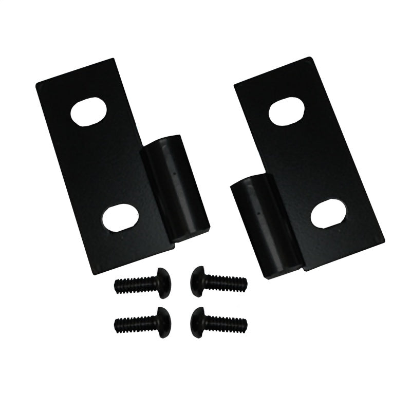 Rugged Ridge 76-06 Jeep CJ / Jeep Wrangler Black Lower Door Hinge Brackets