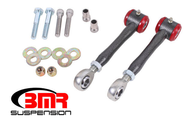BMR 16-17 6th Gen Camaro Rear Sway Bar End Link Kit - Black Hammertone BMR Suspension