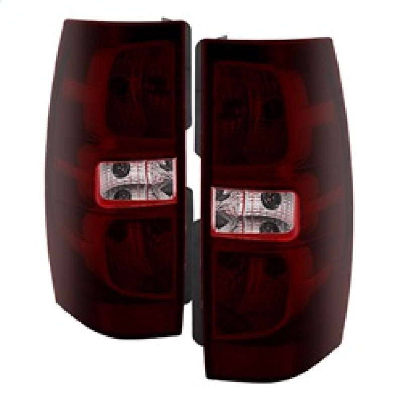 Xtune Chevy Suburban 07-13 OEM Style Tail Lights Red Smoked ALT-JH-CSUB07-OE-RSM