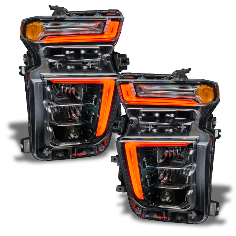 Oracle 20-21 Chevy Silverado HD 2500 RGB+W Headlight DRL Kit - ColorSHIFT w/o Cntrl