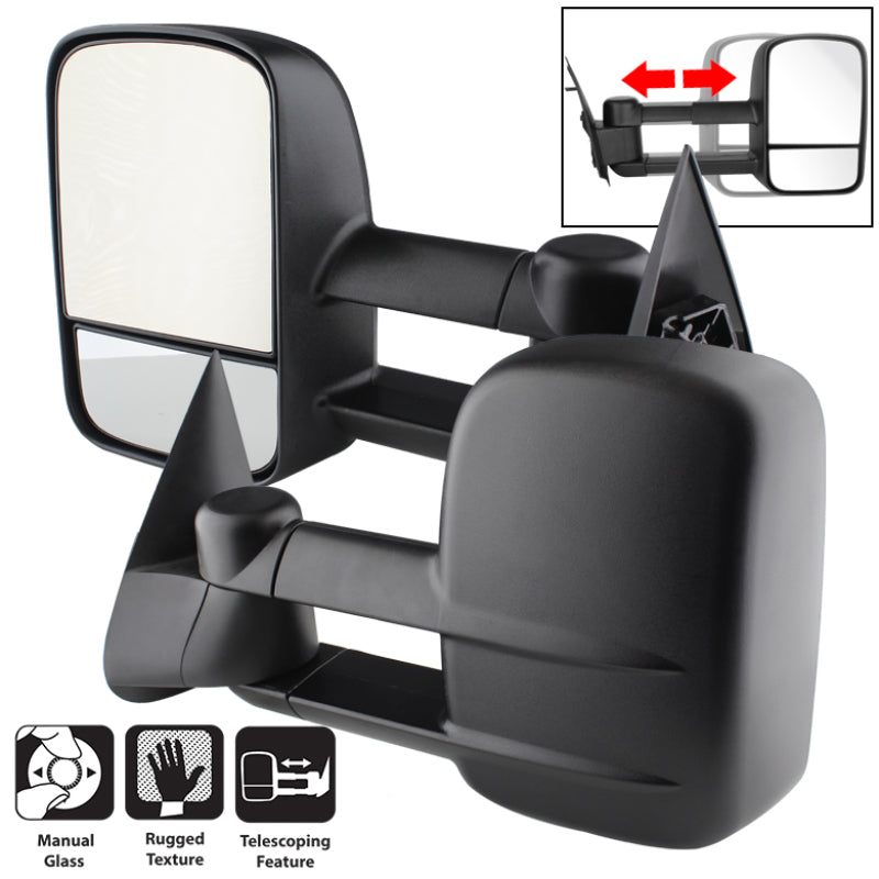 xTune Chevy Silverado 99-06 L&R Manual Extendable Manual Adjust Mirror MIR-CSIL03-MA-SET