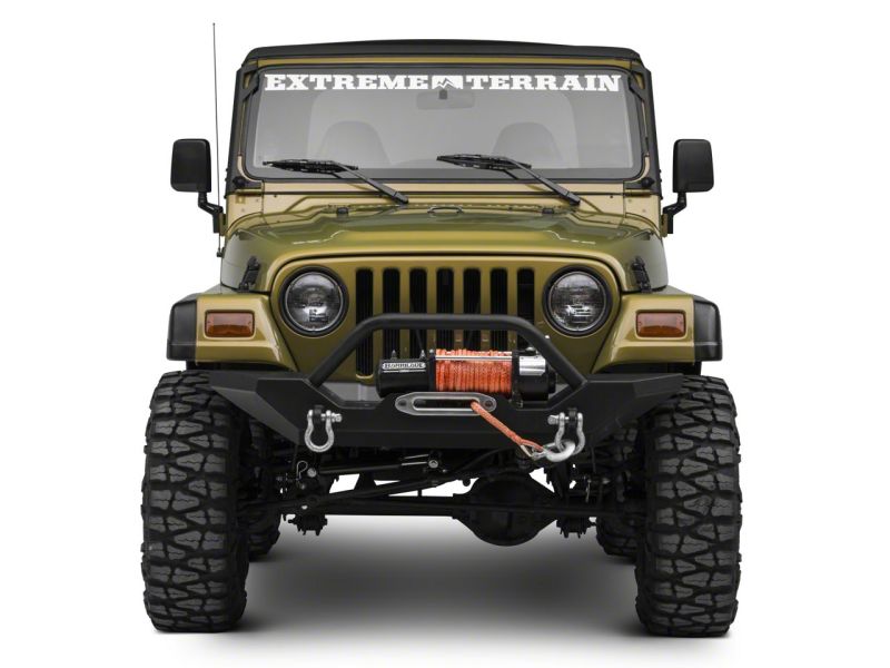 Raxiom 97-06 Jeep Wrangler TJ 50-In LED Light Bar Windshield Mount w/ Auxilliary Bracket