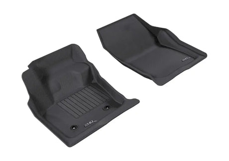 3D MAXpider 2013-2016 Ford/Lincoln Fusion/MKZ Kagu 1st Row Floormat - Black 3D MAXpider