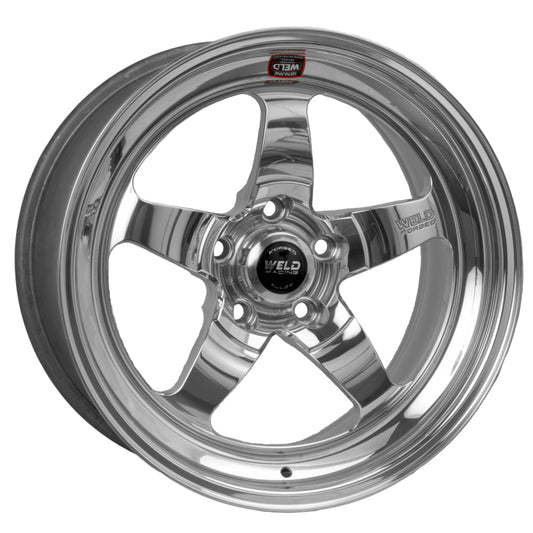 Weld S71 18x9 / 5x4.75 BP / 5.7in. BS Polished Wheel (Low Pad) - Non-Beadlock