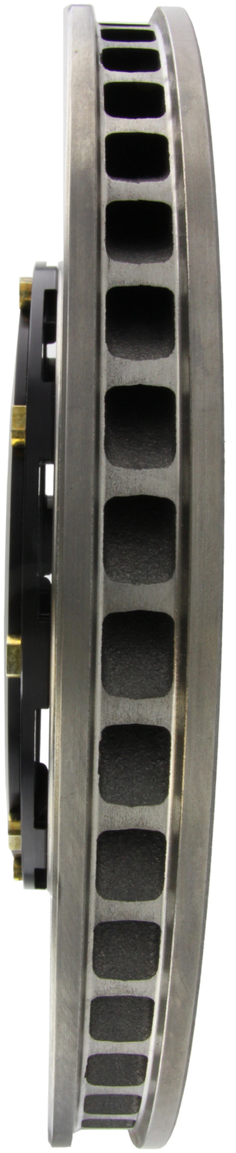 StopTech 09-11 Nissan GT-R Front Left Slotted Bare Iron 380x34mm AeroRotor Kit