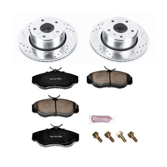 Power Stop 99-04 Land Rover Discovery Front Z23 Evolution Sport Brake Kit