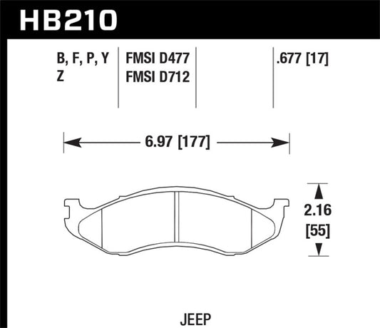 Hawk LTS Street Brake Pads