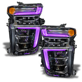 Oracle 20-21 Chevy Silverado HD 2500 RGB+W Headlight DRL Kit - ColorSHIFT w/o Cntrl