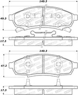 StopTech Street Brake Pads