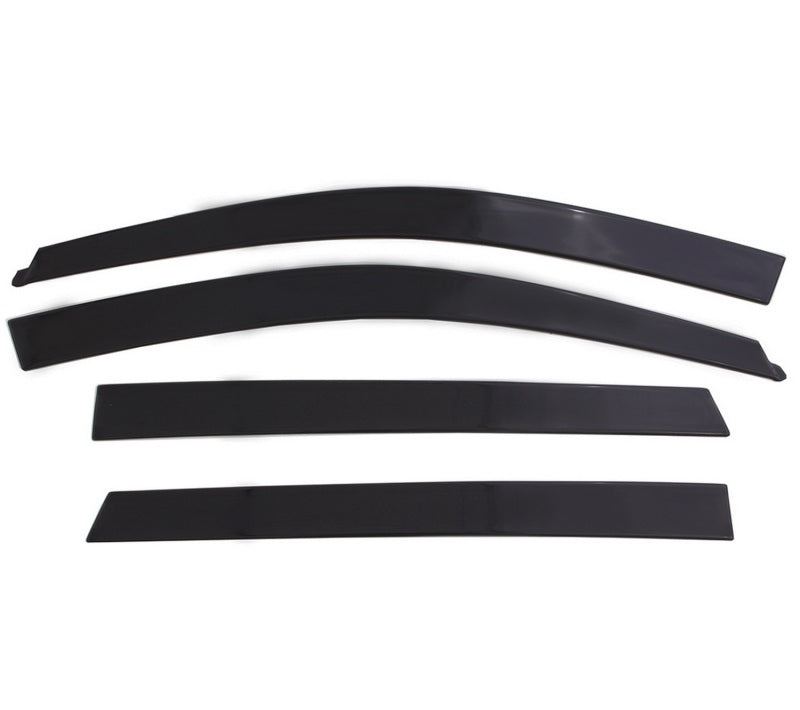 AVS 14-19 Toyota Corolla (Excl. Hatchback) Ventvisor Outside Mount Window Deflectors 4pc - Smoke