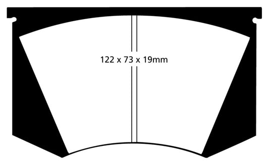 EBC 64-66 Ac Cobra 7.0 Yellowstuff Front Brake Pads