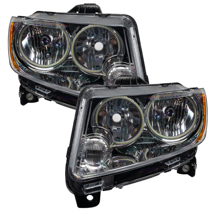 Oracle 11-13 Jeep Grand Cherokee SMD HL (Non-HID) - Chrome - ColorSHIFT w/ 2.0 Cntrl SEE WARRANTY