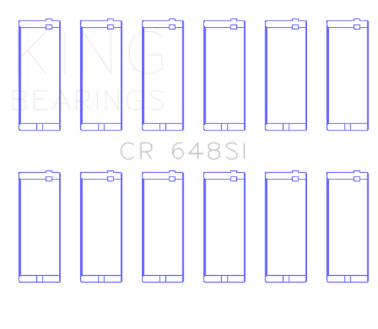 King Jeep 232CI/242CI/248CI / Rambler 232CI (Size .040) Connecting Rod Bearing Set