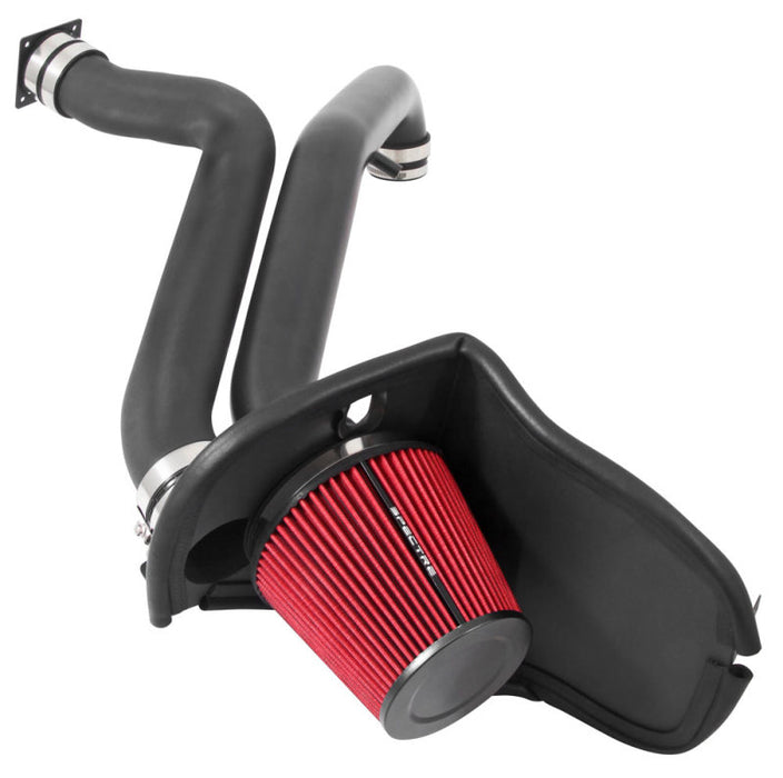 Spectre 97-06 Jeep Wrangler L6-4.0L F/I Air Intake Kit - Tex. Black w/Red Filter