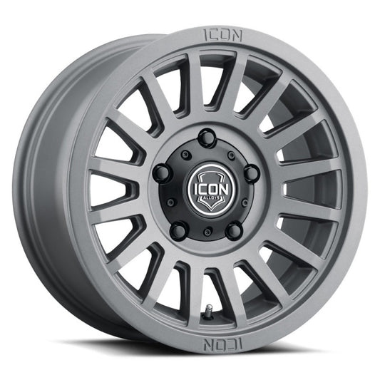 ICON Recon SLX 17x8.5 5x150 25mm Offset 5.75in BS 110.1mm Bore Charcoal Wheel