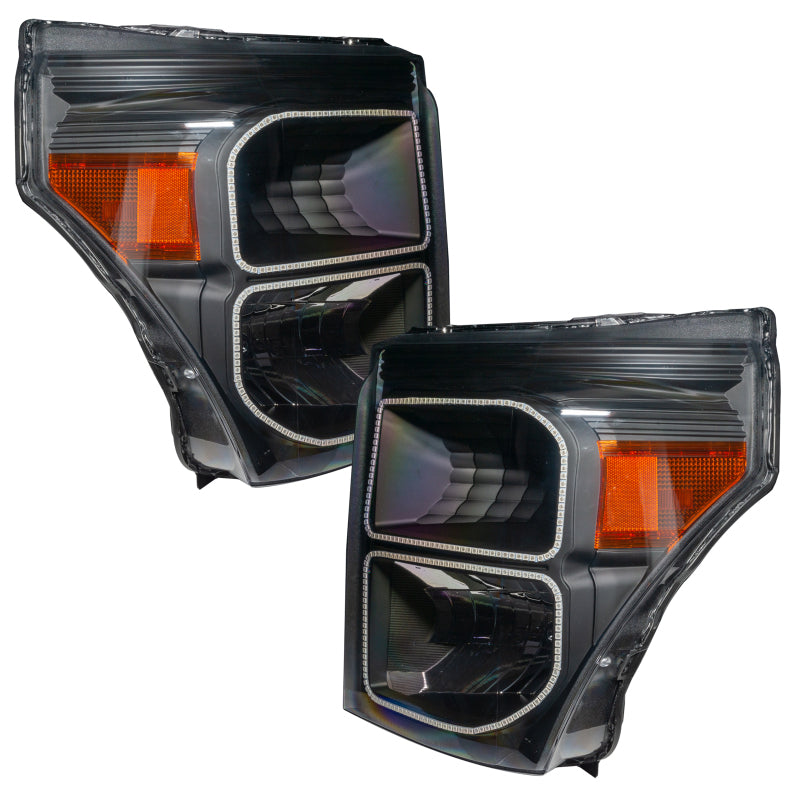 Oracle 11-16 Ford F250/350 LED HL - Black - White