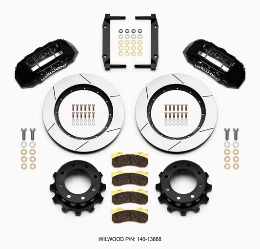 Wilwood TX6R Rear Kit 15.50in Black 2005-2012 Ford F250/F350 4WD