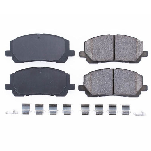 Power Stop 01-07 Toyota Highlander Front Z17 Evolution Ceramic Brake Pads w/Hardware