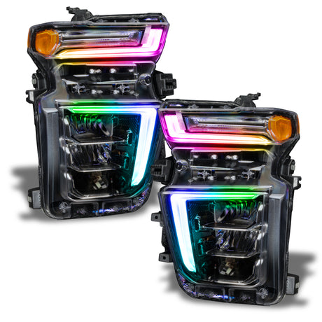 Oracle 20-21 Chevy Silv HD 2500/3500 RGB+W Headlight DRL Kit - w/ BC1 Controller