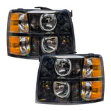 Oracle 07-13 Chevy Silverado SMD HL - Blk - Round Style - ColorSHIFT w/ BC1 Cntrl