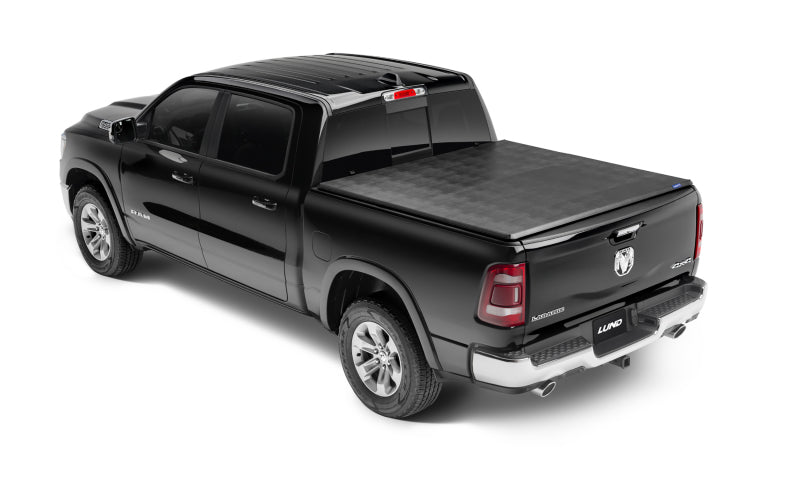 Lund 19-23 RAM 1500 (6.5ft Bed w/o RamBox Cargo Mgmt) Genesis Tri-Fold Tonneau Cover - Black