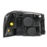 ANZO 2002-2009 GMC Envoy Crystal Headlight  Black Amber