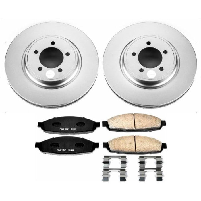 Power Stop 03-05 Lincoln Aviator Front Z17 Evolution Geomet Coated Brake Kit