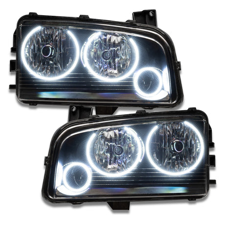 Oracle 05-10 Dodge Charger SMD HL (Non-HID) - Triple Halo - White
