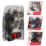 ANZO 2000-2006 Chevrolet Suburban LED Taillights Red/Clear