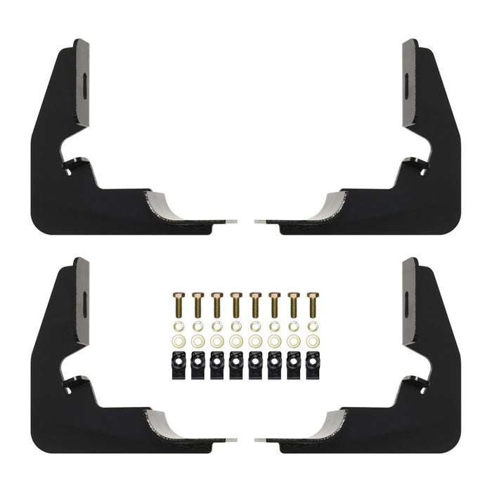 Westin 2014-2018 Chevy Silverado 1500 Reg Cab Premier Oval Nerf Step Bar Mount Kit - Black