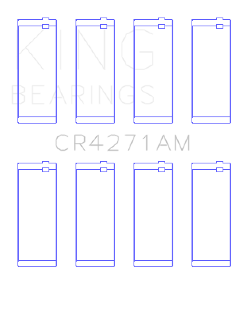 King Engine Bearings 1/95-12/09 Chrysler/ 1/02-12/06 Jeep 148CI 2.4L L4 (Size STD) Rod Bearing Set