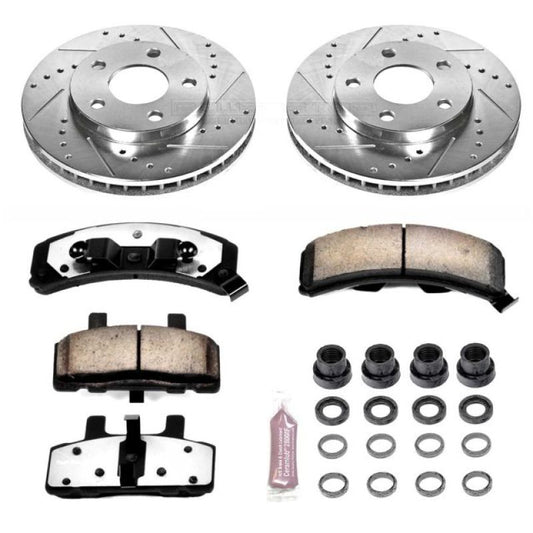 Power Stop 91-93 Cadillac Commercial Chassis Front Z36 Truck & Tow Brake Kit