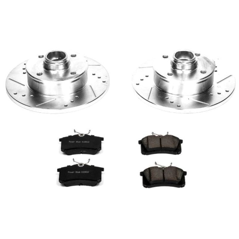 Power Stop 99-02 Volkswagen Cabrio Rear Z23 Evolution Sport Brake Kit