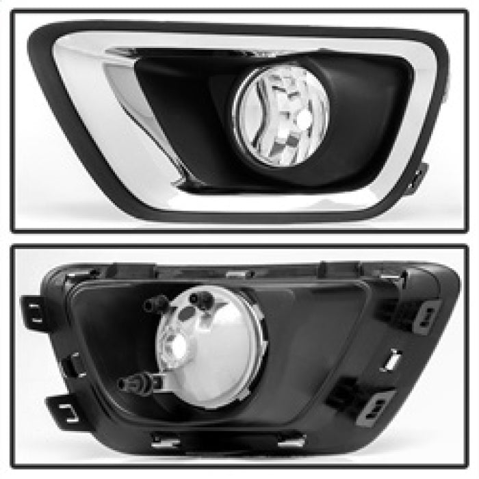 Spyder Chevy Colorado 2015-2017 OEM Fog Lights w/switch - Clear FL-CCOL15-C