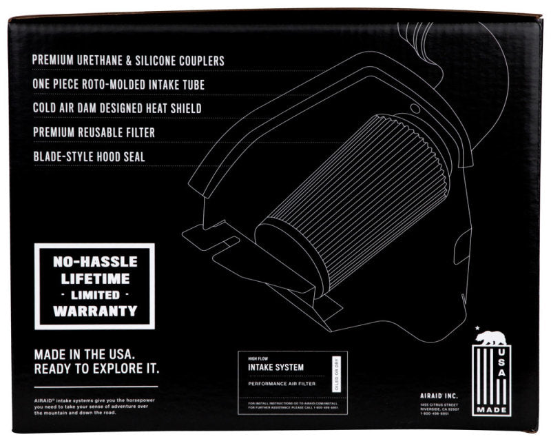 Airaid 99-04 Jeep Grand Cherokee 4.0/ 4.7L (exc. HO) CAD Intake System w/o Tube (Dry / Black Media)