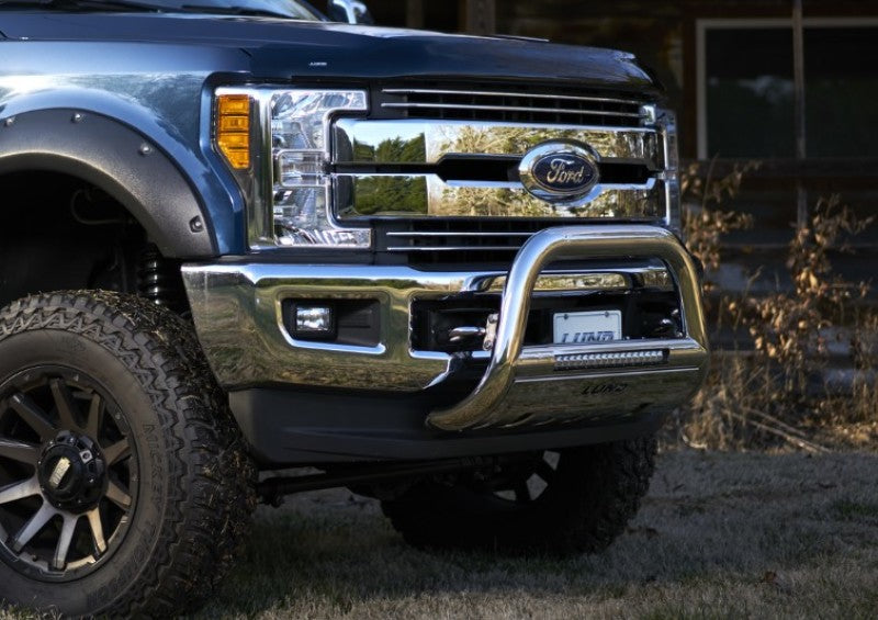 Lund 2017 Ford F-250 Super Duty Bull Bar w/Light & Wiring - Polished