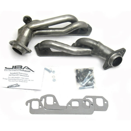 JBA 92-95 Dodge Truck 3.9L V6 1-1/2in Primary Raw 409SS Cat4Ward Header