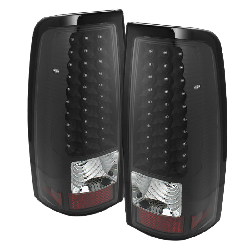 xTune 03-06 Silverado 1500/2500 (Will Not Fit Stepside) LED Tail Lights Black ALT-ON-CS03-LED-BK