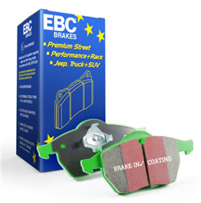 EBC 95-97 Ford Crown Victoria 4.6 (ABS) (Steel PisTons) Greenstuff Rear Brake Pads